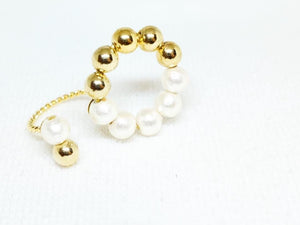 <The Pearl> Doughnut collection Pon Pon ring - MMW Concept