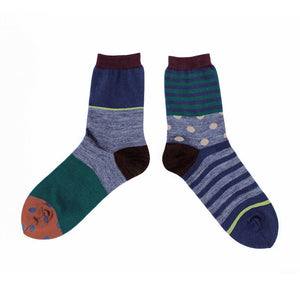 COQ Textile forest border socks -2 colours - MMW Concept