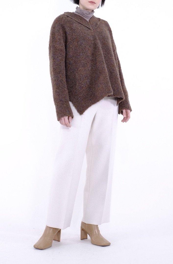 Thick lambwool cropped pants - MMW Concept