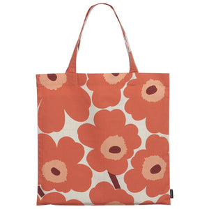 Marimekko tote bag (Pieni Unikko bag orange)