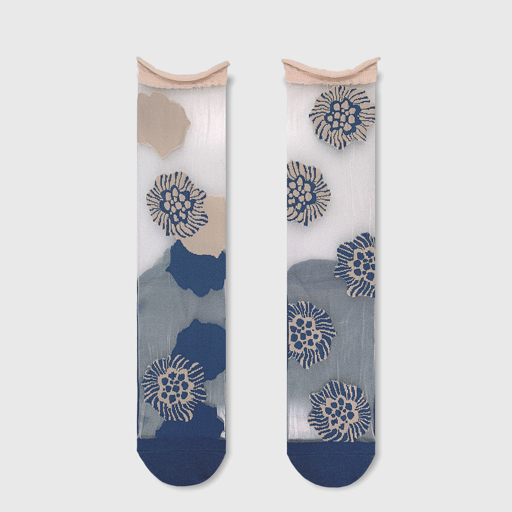 【2nd PALETTE 】socks - spring azure