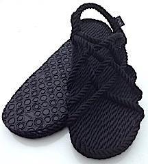 JC Sandal with Vibram sole- Black - MMW Concept